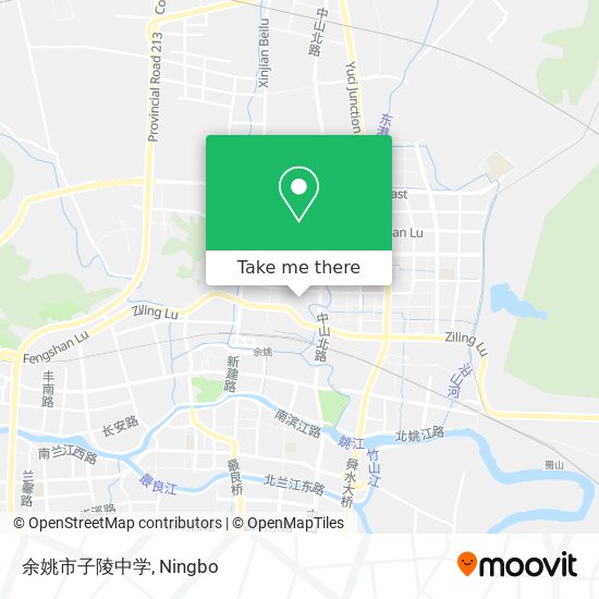 余姚市子陵中学 map