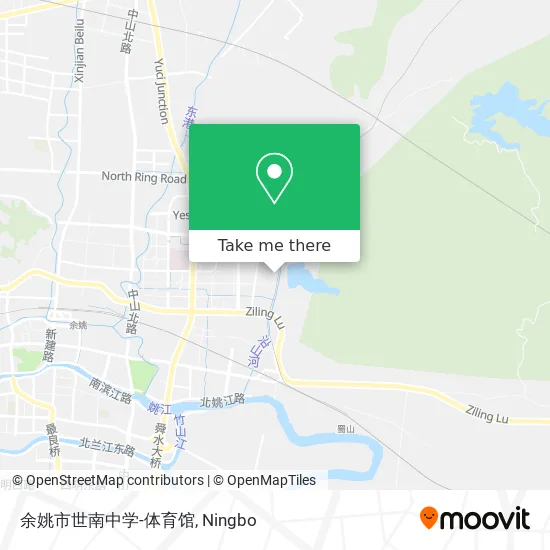 余姚市世南中学-体育馆 map
