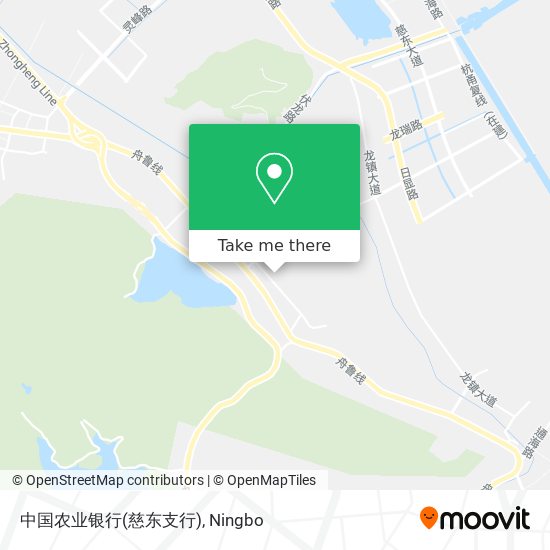中国农业银行(慈东支行) map
