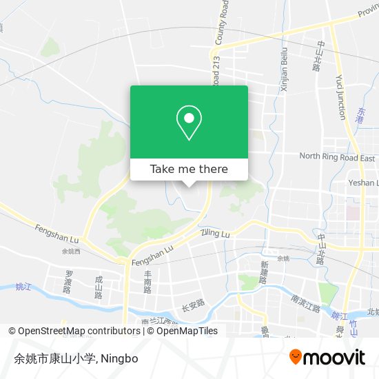 余姚市康山小学 map