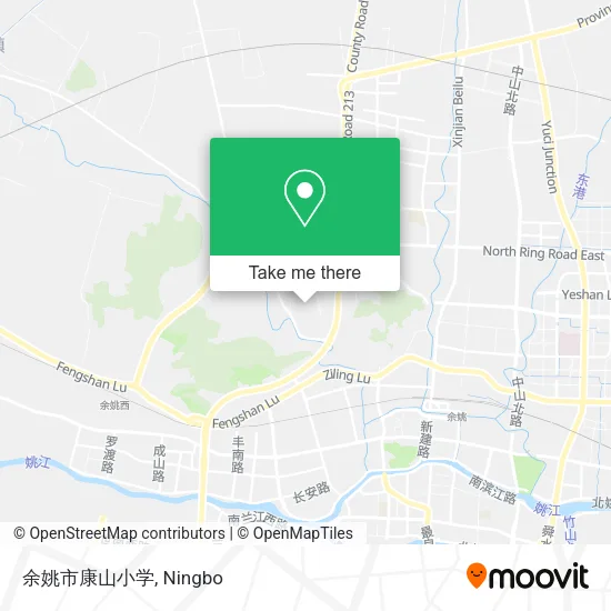 余姚市康山小学 map