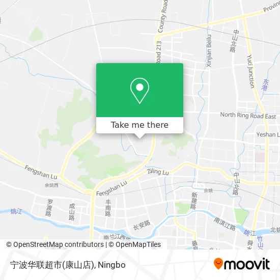 宁波华联超市(康山店) map