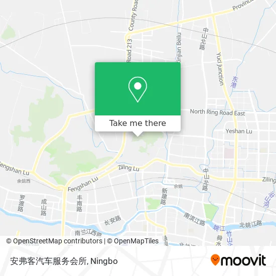 安弗客汽车服务会所 map