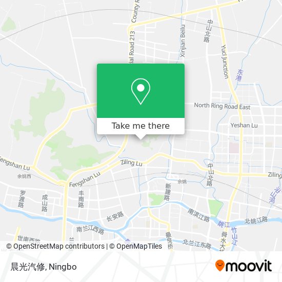 晨光汽修 map