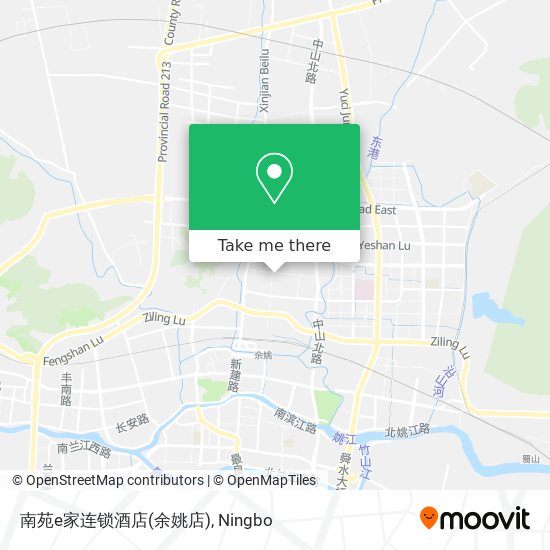 南苑e家连锁酒店(余姚店) map