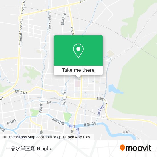 一品水岸蓝庭 map