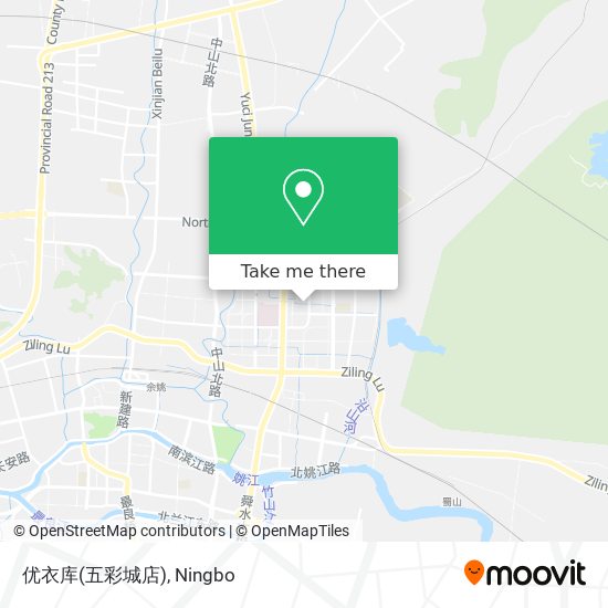 优衣库(五彩城店) map