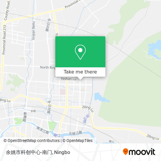 余姚市科创中心-南门 map