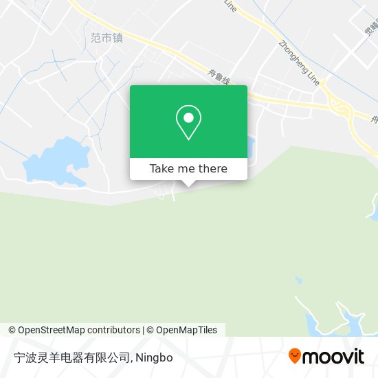宁波灵羊电器有限公司 map