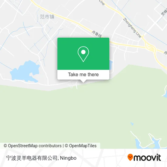 宁波灵羊电器有限公司 map