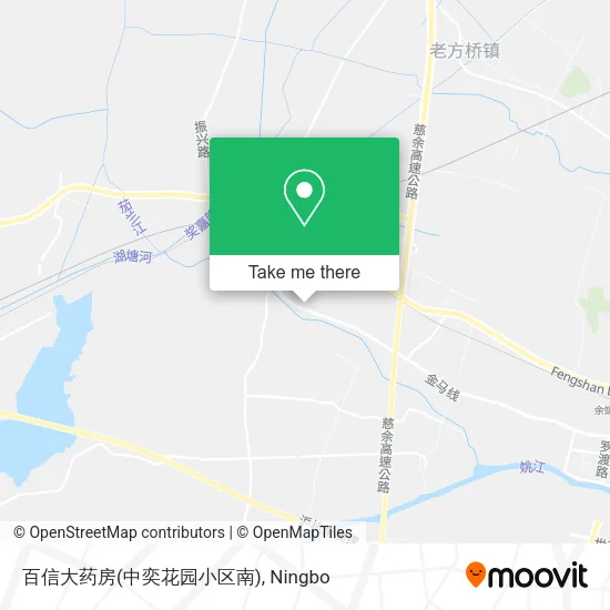 百信大药房(中奕花园小区南) map