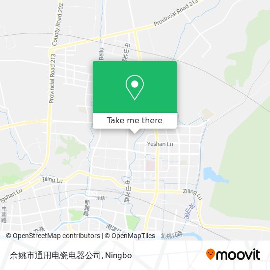 余姚市通用电瓷电器公司 map