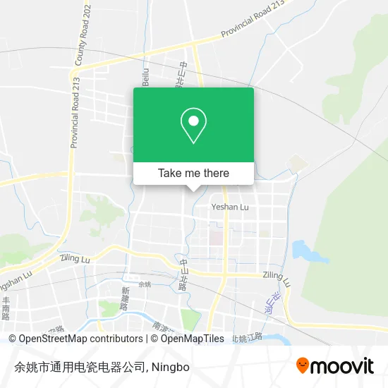 余姚市通用电瓷电器公司 map