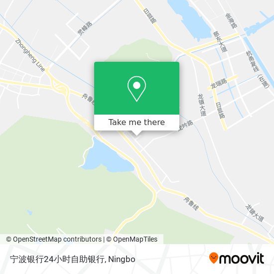 宁波银行24小时自助银行 map