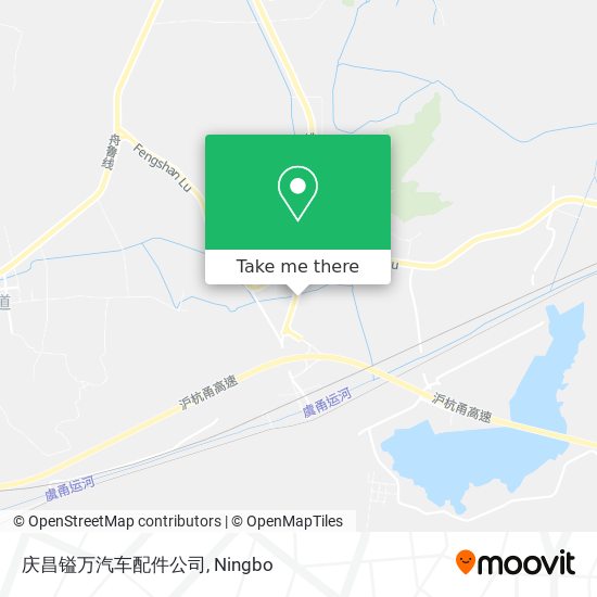 庆昌镒万汽车配件公司 map