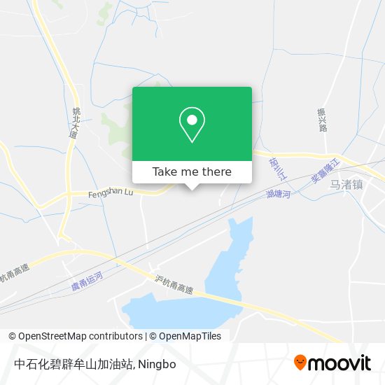 中石化碧辟牟山加油站 map
