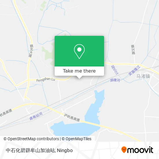 中石化碧辟牟山加油站 map