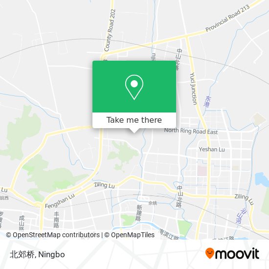 北郊桥 map
