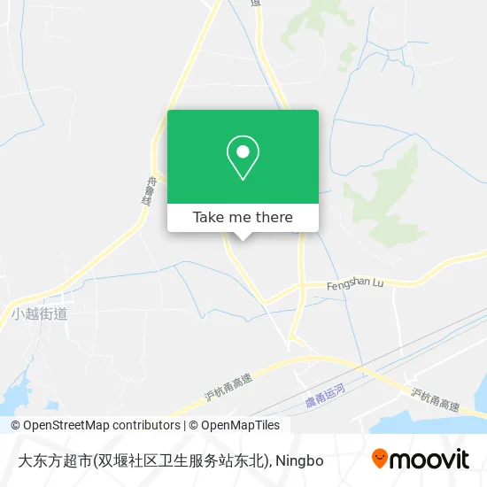 大东方超市(双堰社区卫生服务站东北) map
