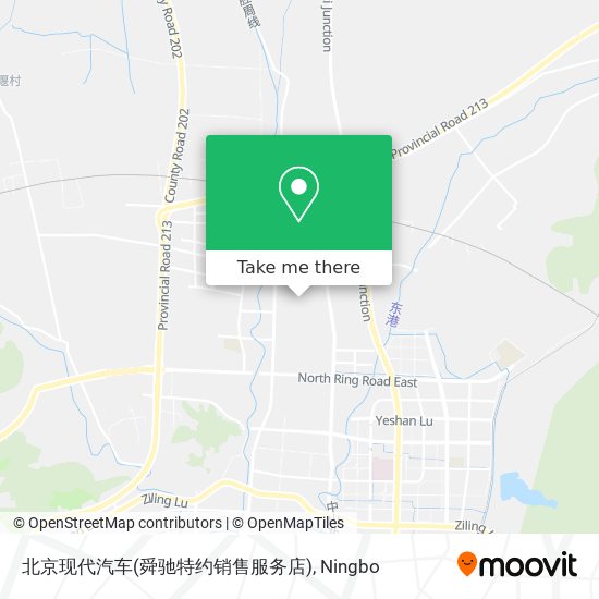 北京现代汽车(舜驰特约销售服务店) map
