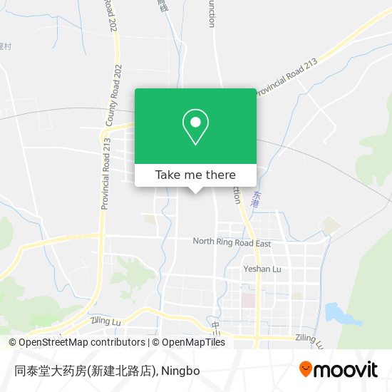 同泰堂大药房(新建北路店) map