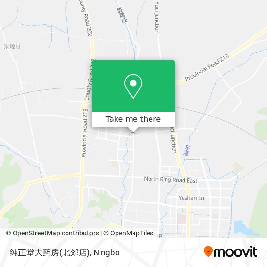 纯正堂大药房(北郊店) map