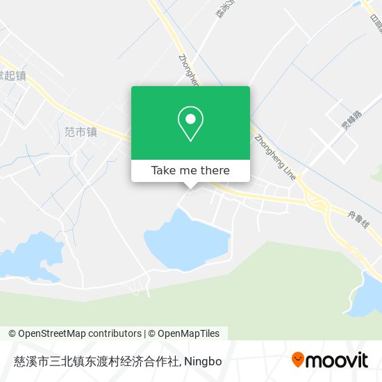 慈溪市三北镇东渡村经济合作社 map
