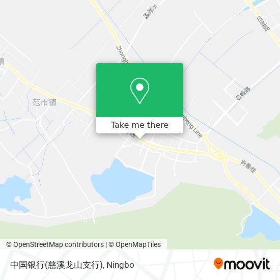 中国银行(慈溪龙山支行) map