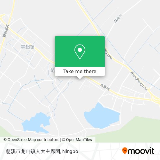 慈溪市龙山镇人大主席团 map