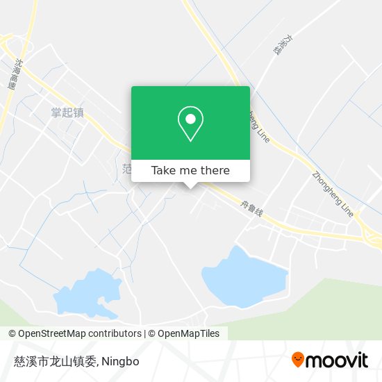 慈溪市龙山镇委 map