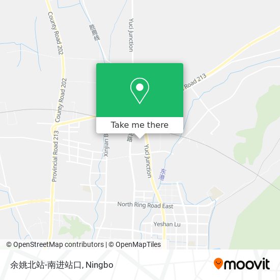 余姚北站-南进站口 map