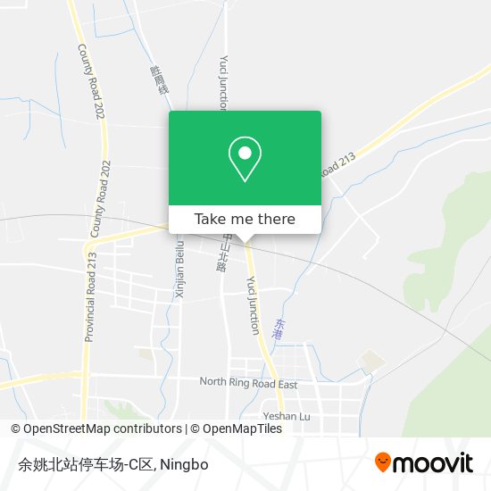 余姚北站停车场-C区 map
