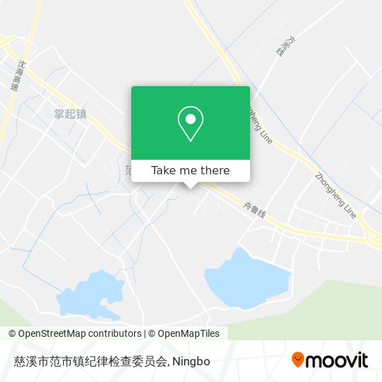慈溪市范市镇纪律检查委员会 map