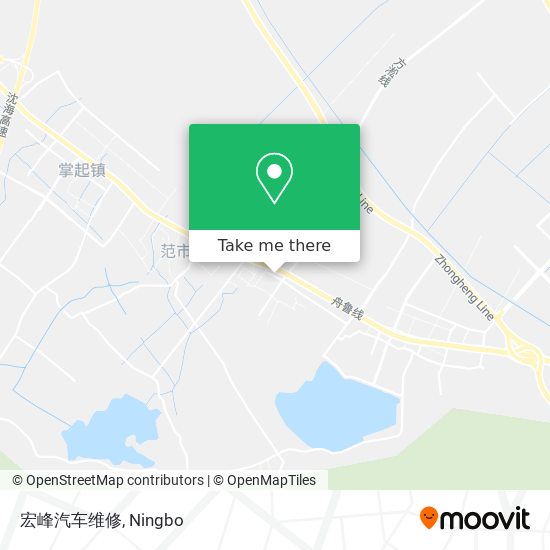 宏峰汽车维修 map