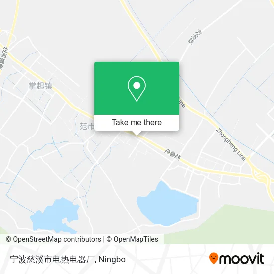 宁波慈溪市电热电器厂 map