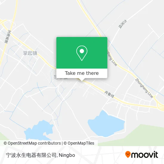 宁波永生电器有限公司 map