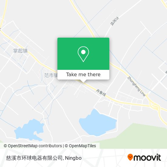 慈溪市环球电器有限公司 map