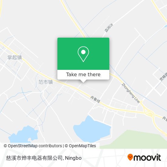 慈溪市烨丰电器有限公司 map