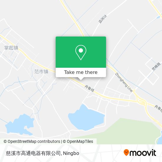 慈溪市高通电器有限公司 map