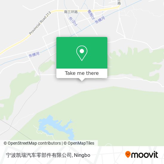 宁波凯瑞汽车零部件有限公司 map