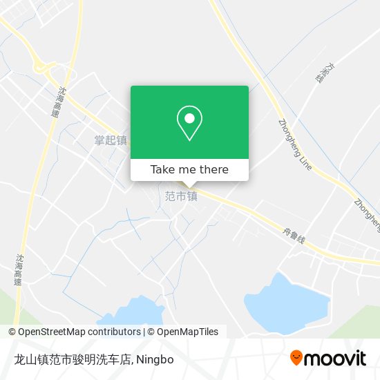 龙山镇范市骏明洗车店 map