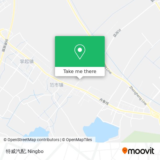 特威汽配 map