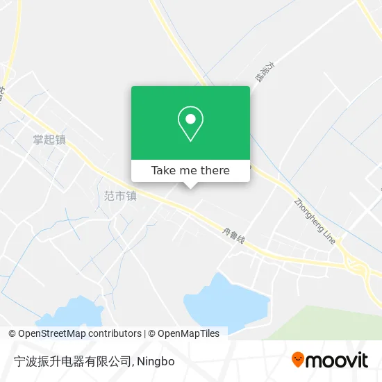 宁波振升电器有限公司 map