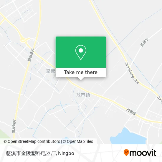 慈溪市金陵塑料电器厂 map