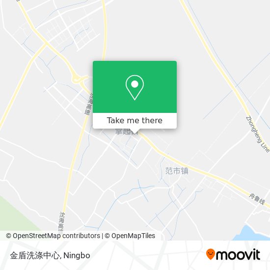 金盾洗涤中心 map
