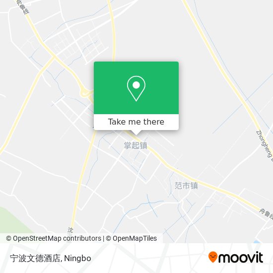 宁波文德酒店 map