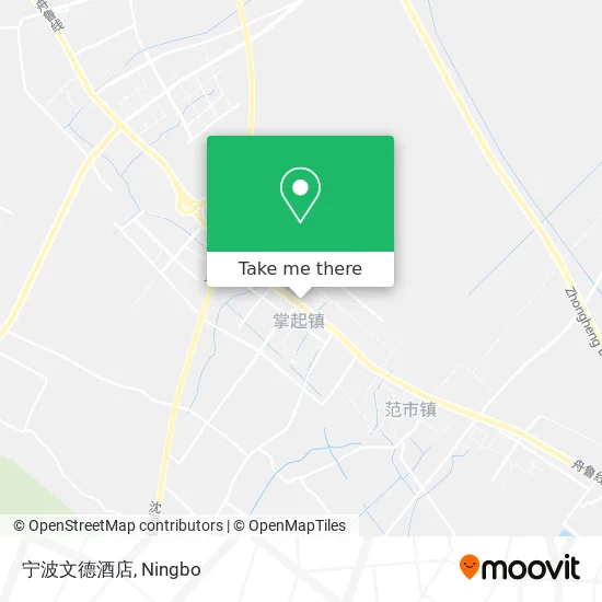 宁波文德酒店 map