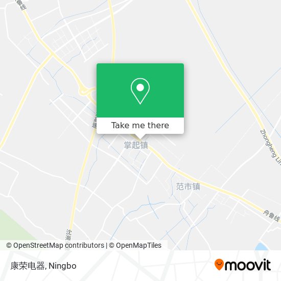 康荣电器 map