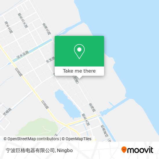 宁波巨格电器有限公司 map