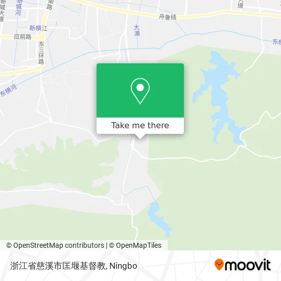 浙江省慈溪市匡堰基督教 map